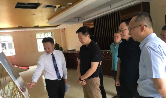 集团向导率队考察永利集团旅馆部分存量项目
